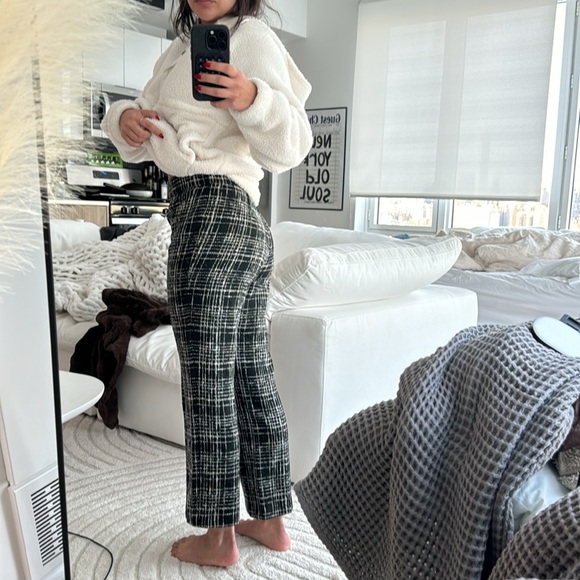 Zara plaid tweed pants - Picture 6 of 7